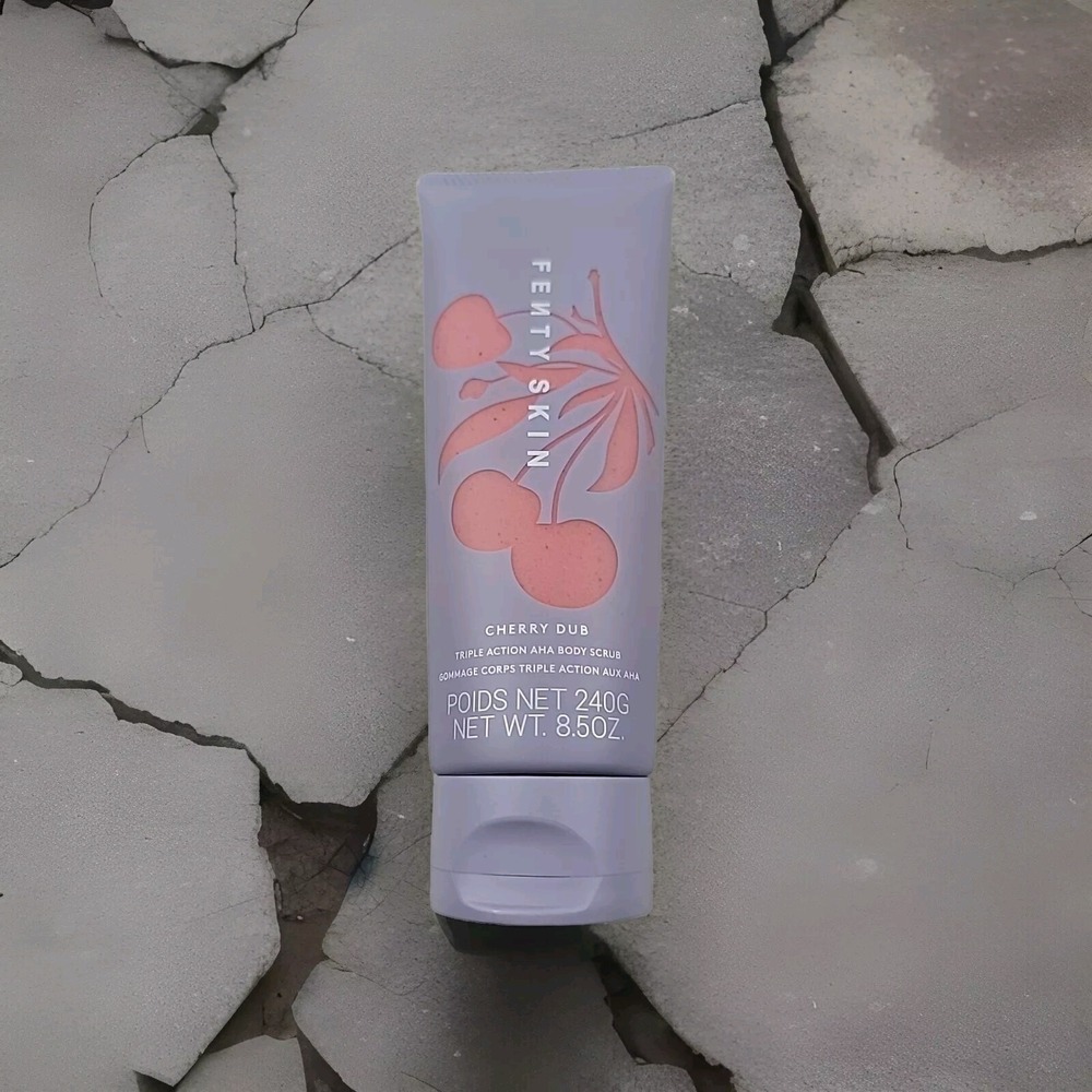 Fenty Cherry Dub Triple Action AHA Body Scrub - Full Size 8.5oz/240g Sealed